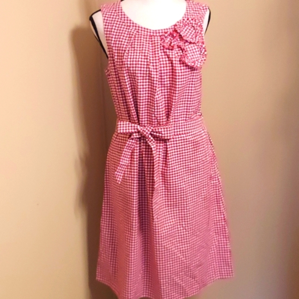 Merona Red Gingham Dress